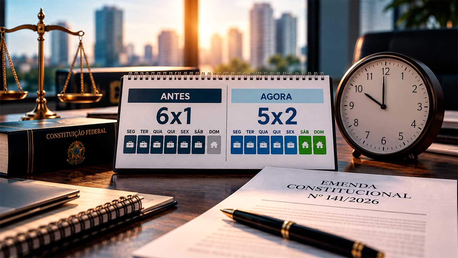 Fim da escala 6x1 e redução da jornada de trabalho no Brasil